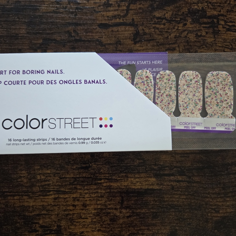 Color Street Subscription Box Nail Strips - Crown Jewels